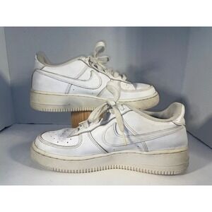 Nike Air Force 1 White Athletic Sneakers Kids Youth Shoes Size 6Y